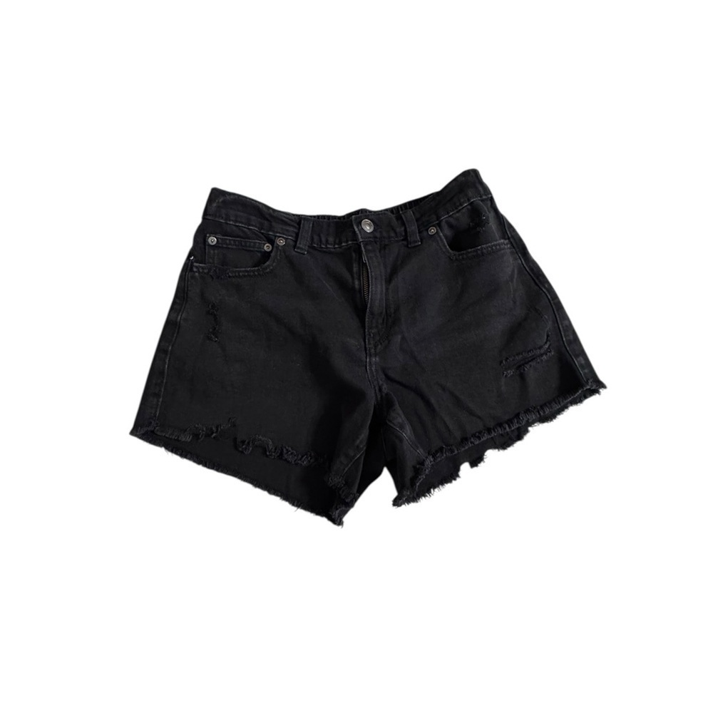Aerie Black Jean Shorts